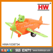 2015 Hot Selling funny 16CM small with light aircraft toy